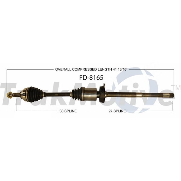 Surtrack Axle Cv Axle Shaft, Fd-8165 FD-8165 - main